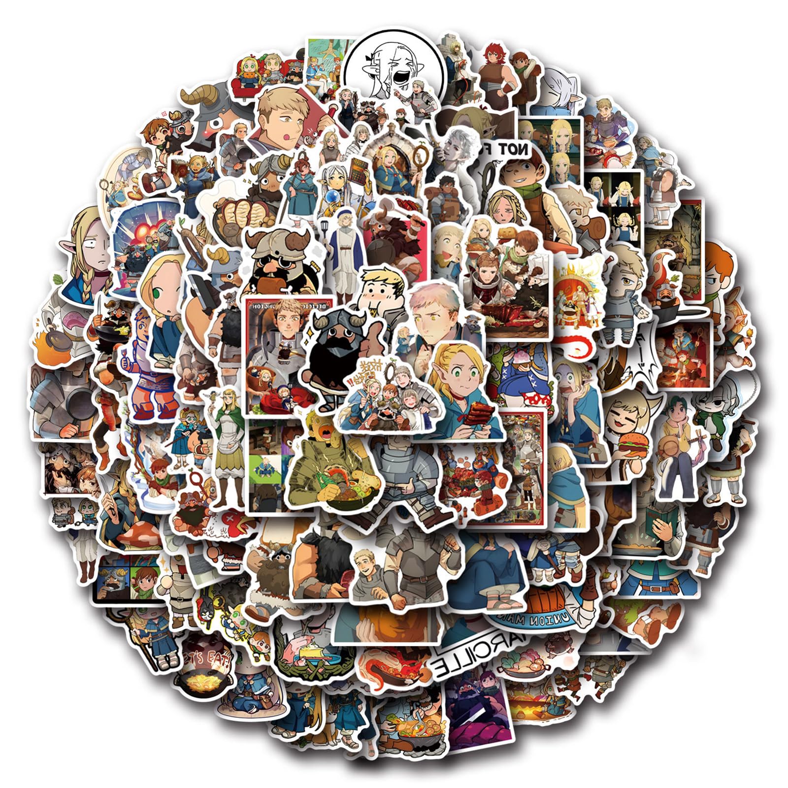 Amazon.com: YOUTHSTORE 110PCS Delicious in Dungeon Stickers for
